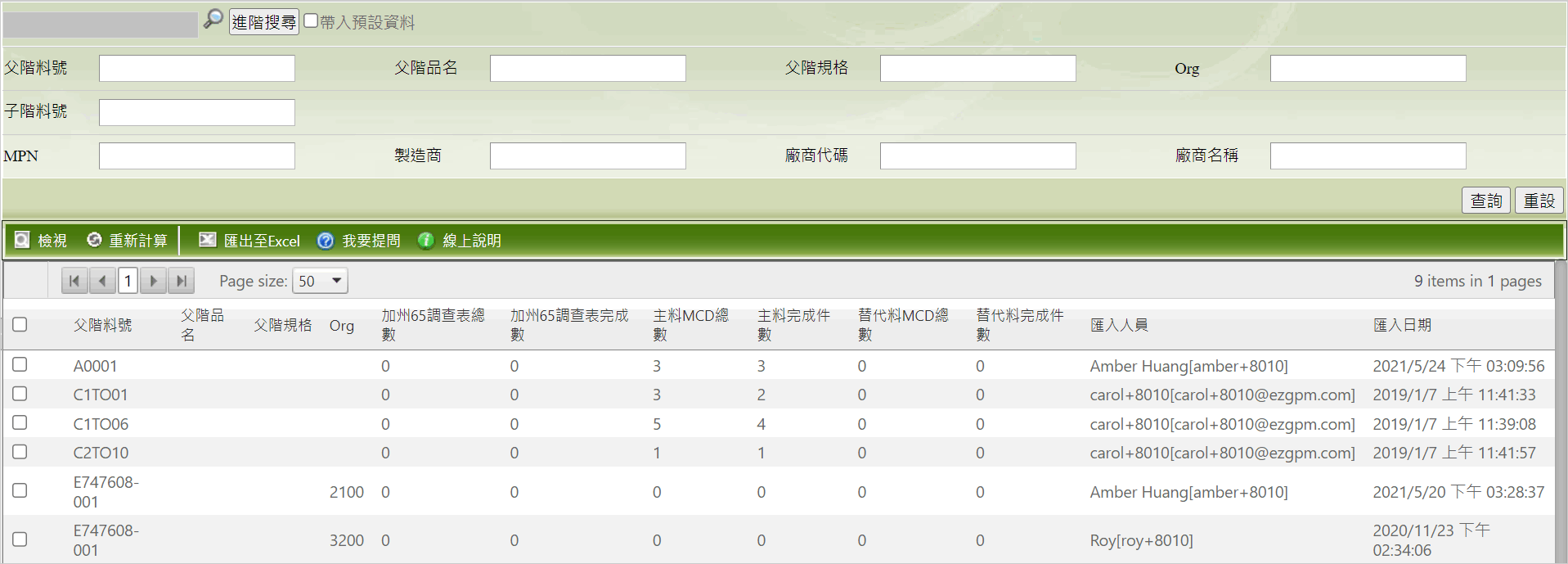 加州65符合分析